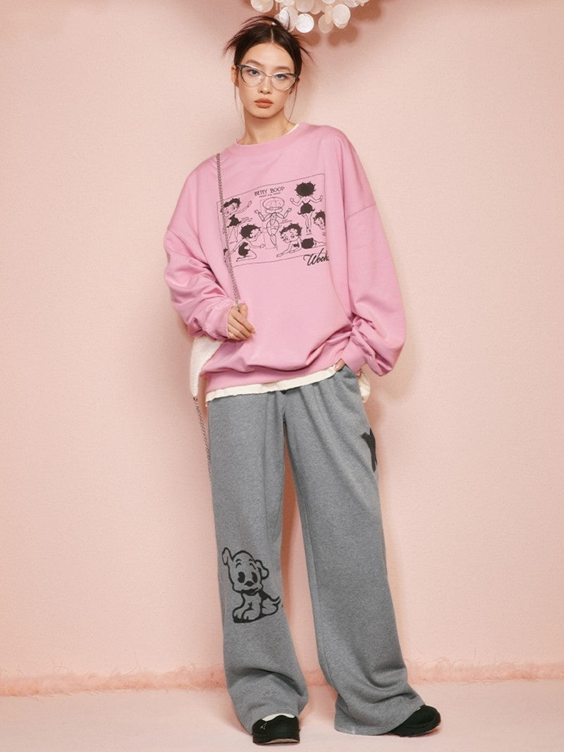 Betty Sweat Cotton Oversize Pullover