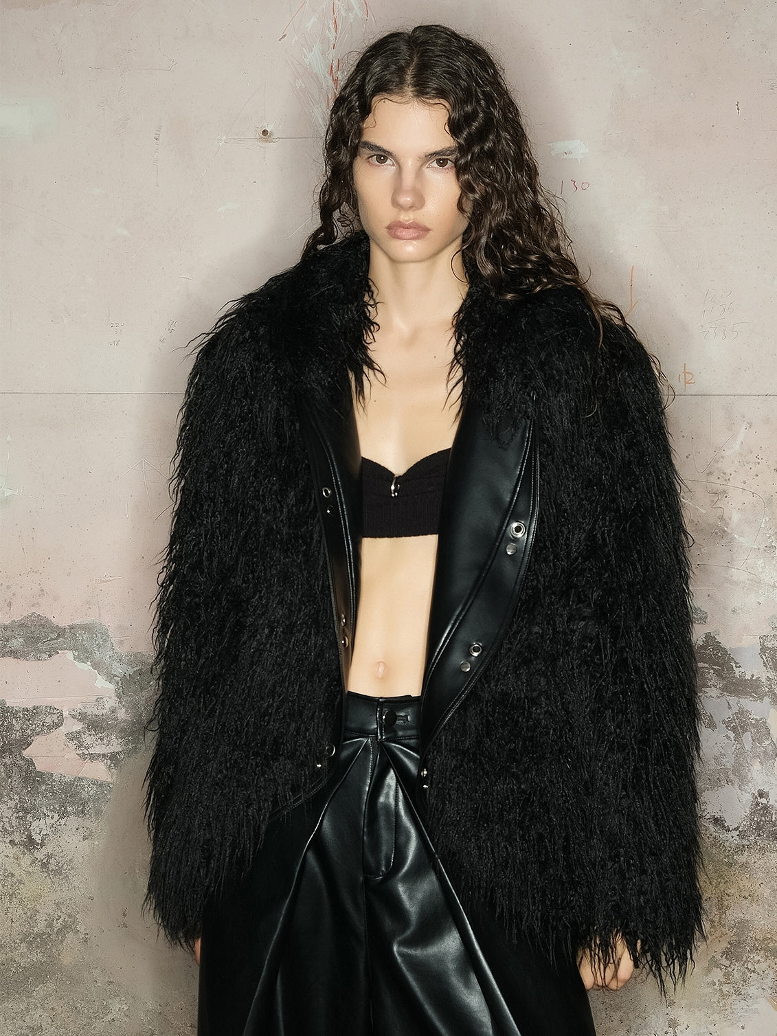 Elegantes flauschig High-End-Fur-Jacket