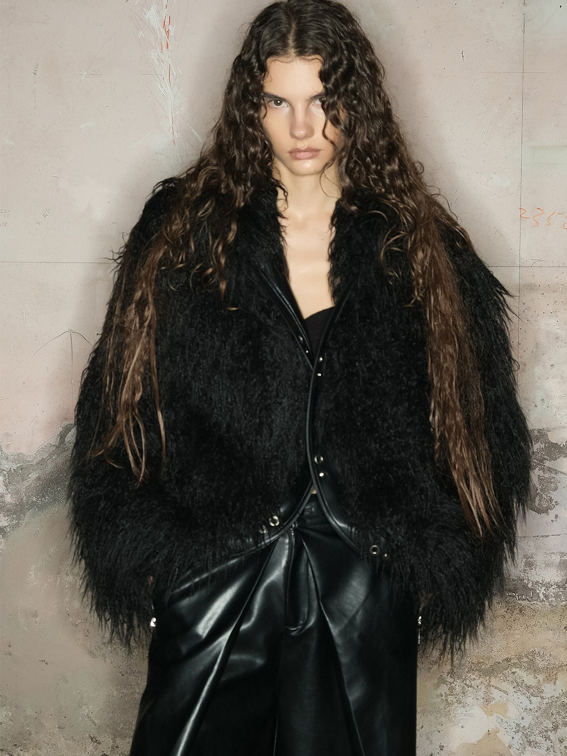 Elegantes flauschig High-End-Fur-Jacket