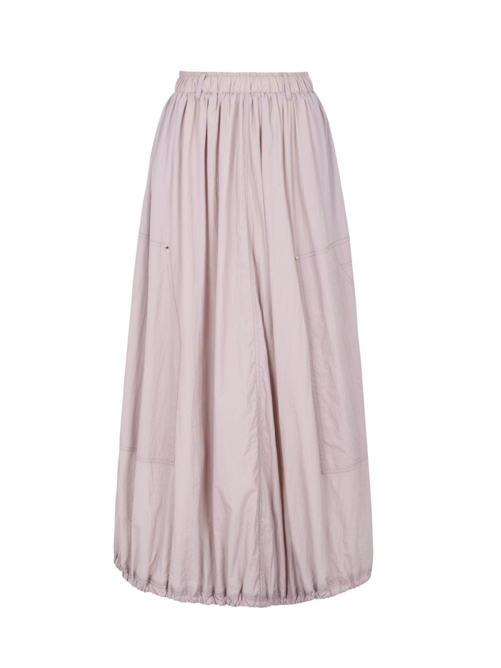 Natural Balloon Long Relax Long-Skirt