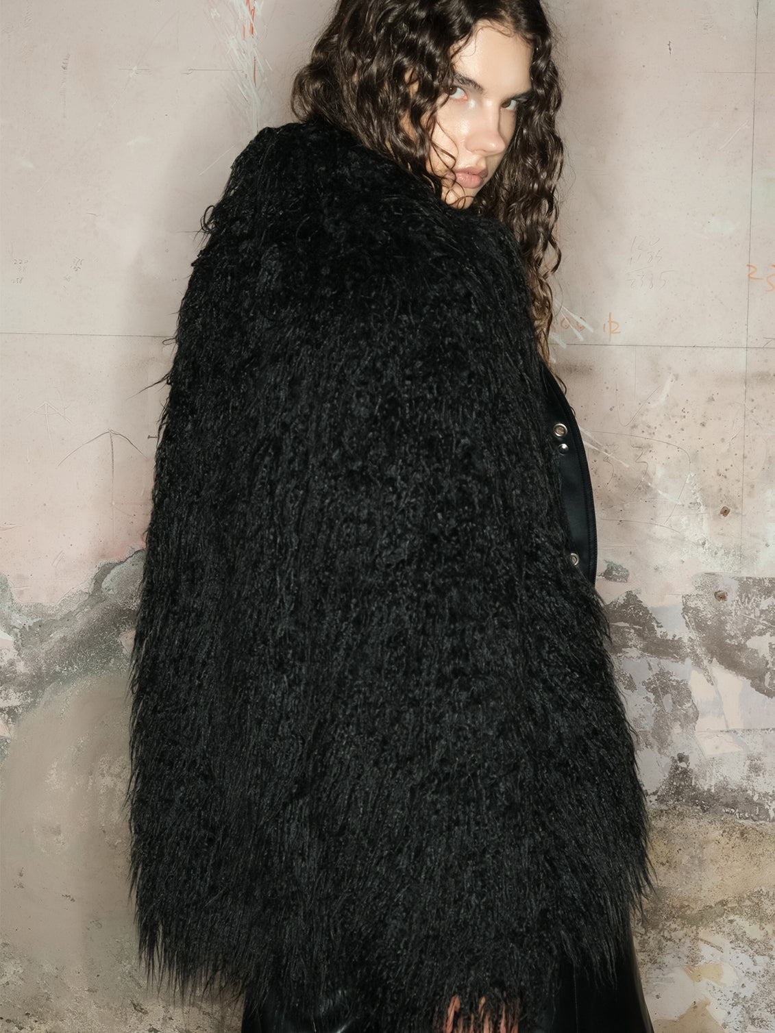 Elegantes flauschig High-End-Fur-Jacket