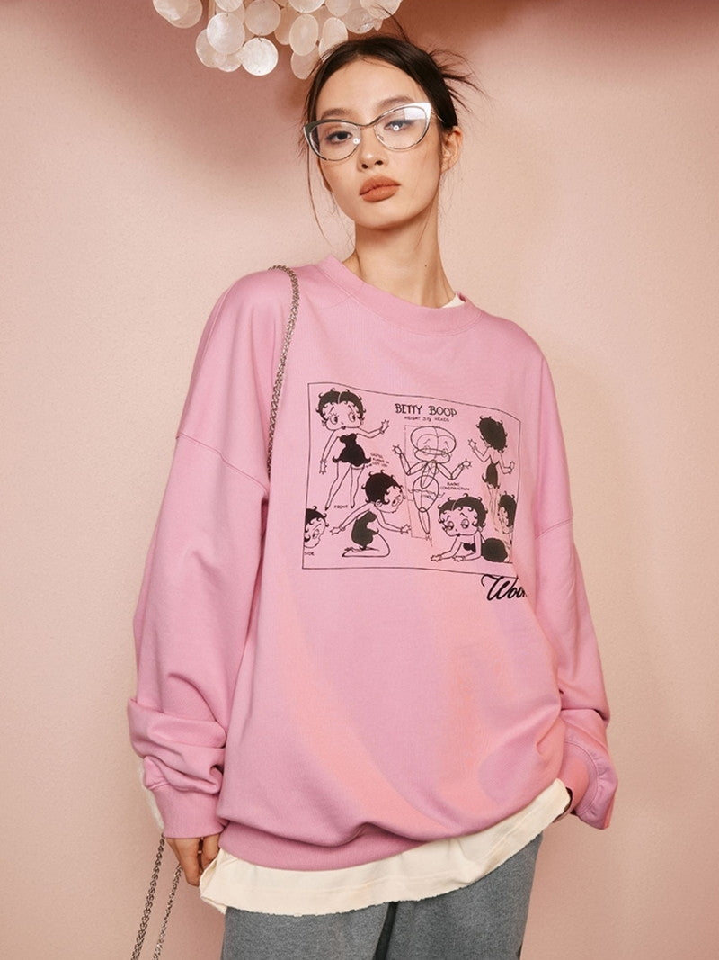 Betty Sweat Cotton Oversize Pullover