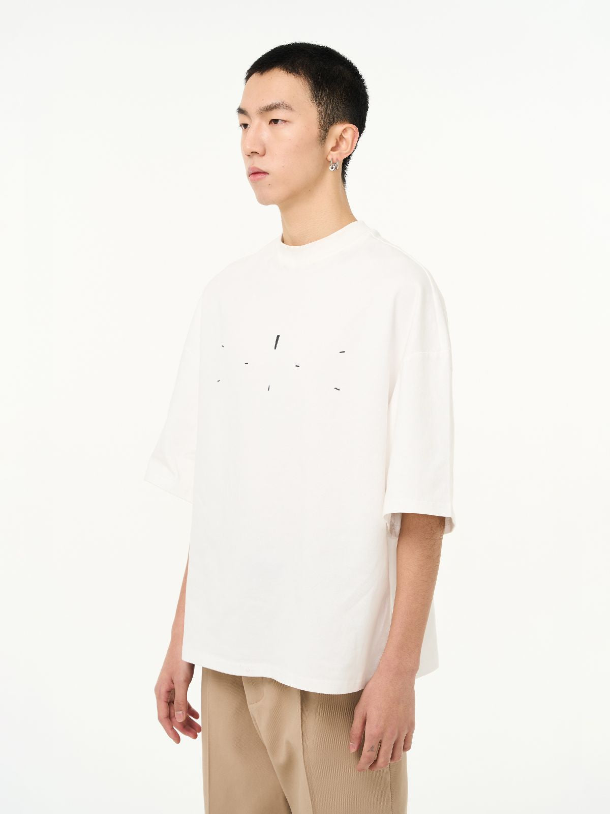 Simple Nichi Modern crew-neck T-shirt