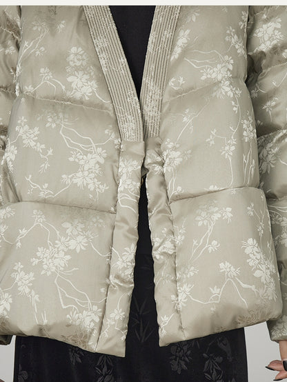 Lautstärkeblühenblume High-End-Down-Jacket