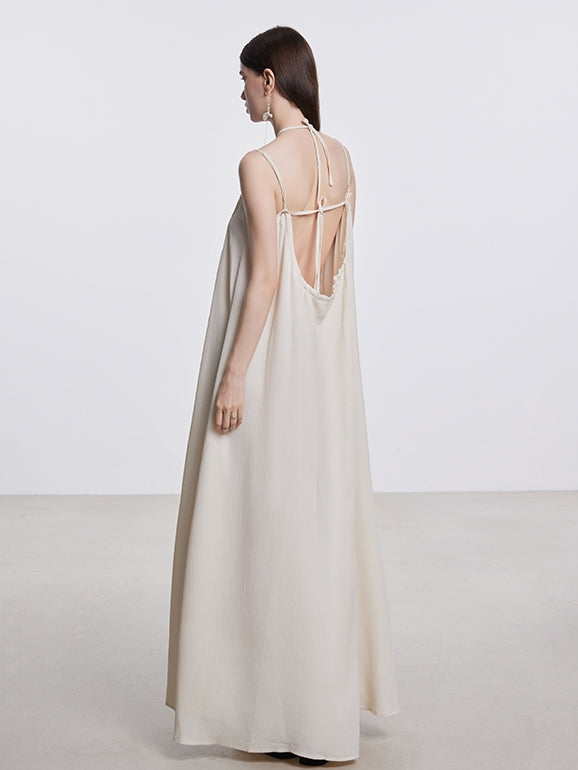 Nichi Flare Summer Sleeveless Long-One-Piece