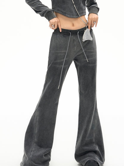 Flare Stretch Cool High-Waist Casual Pants