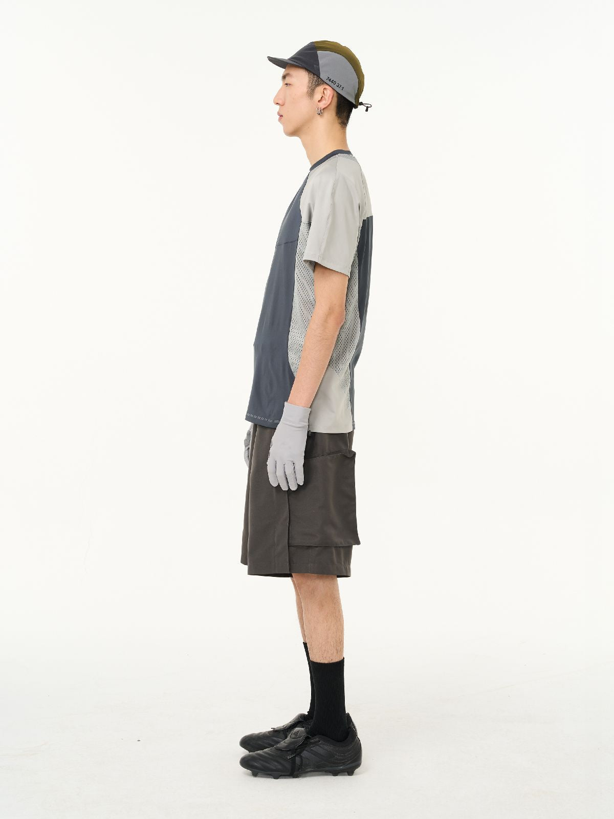 Contrast Monotone Casual T-shirt