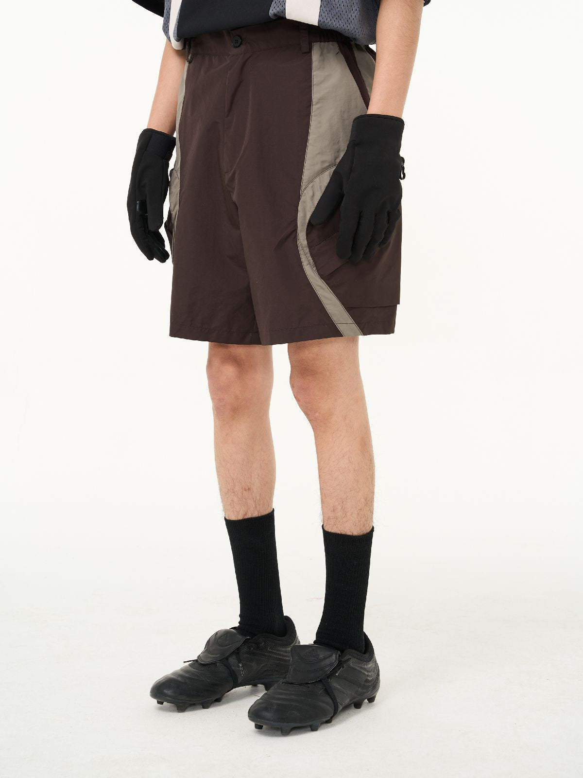 Bi-Color Casual Wide-LEG Sporty Half-Pants – ARCANA ARCHIVE