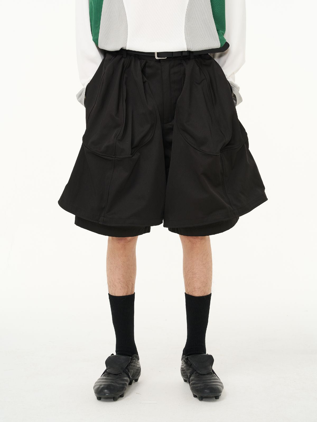 Nichi Ballon Fluffily Plain Half-Pants