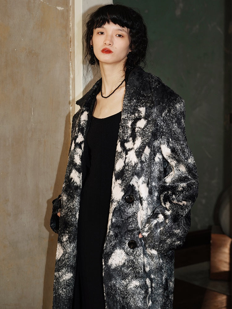 Eco-Friendly Fur Loose Long Coat