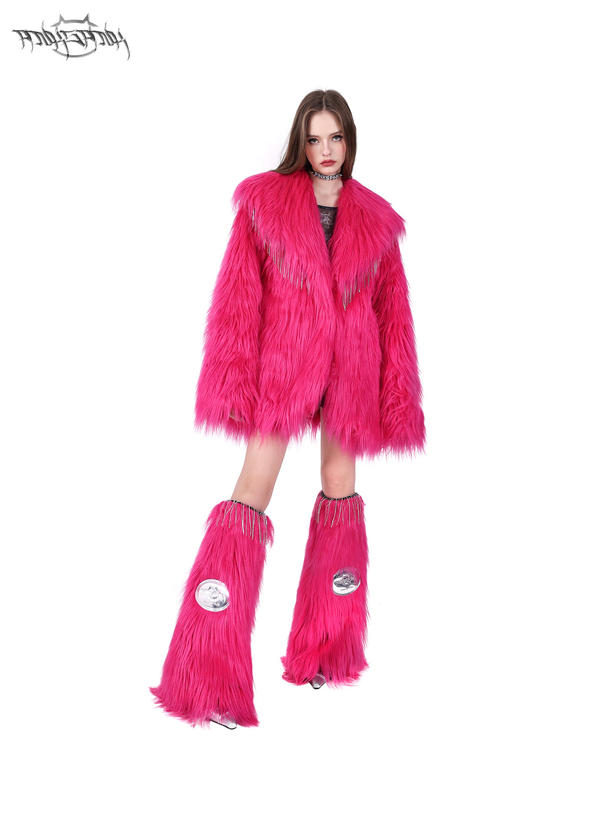 Eco-Friendly Long Hair Fur Jacket