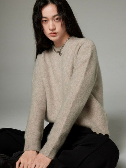 Round Neck Pullover Sweater