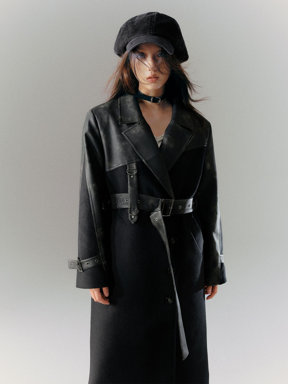 SWITCHING TRENCH COAT / BLACK | camillevieraservices.com