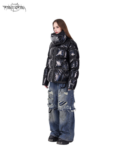 Thorn High Neck Loose Padded Jacket