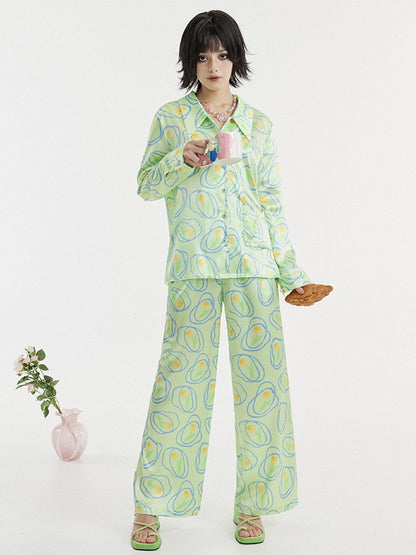 Tulip Print Pajamas