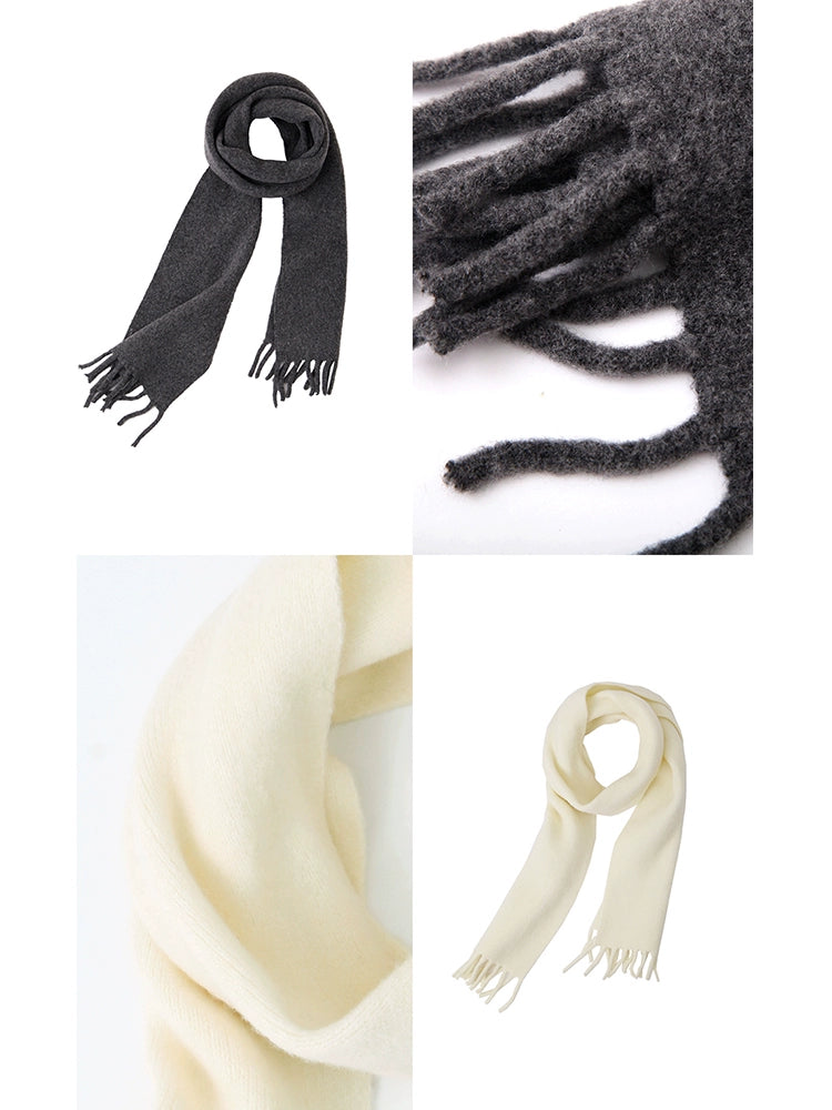 Soft And Waxy Tassel Muffler