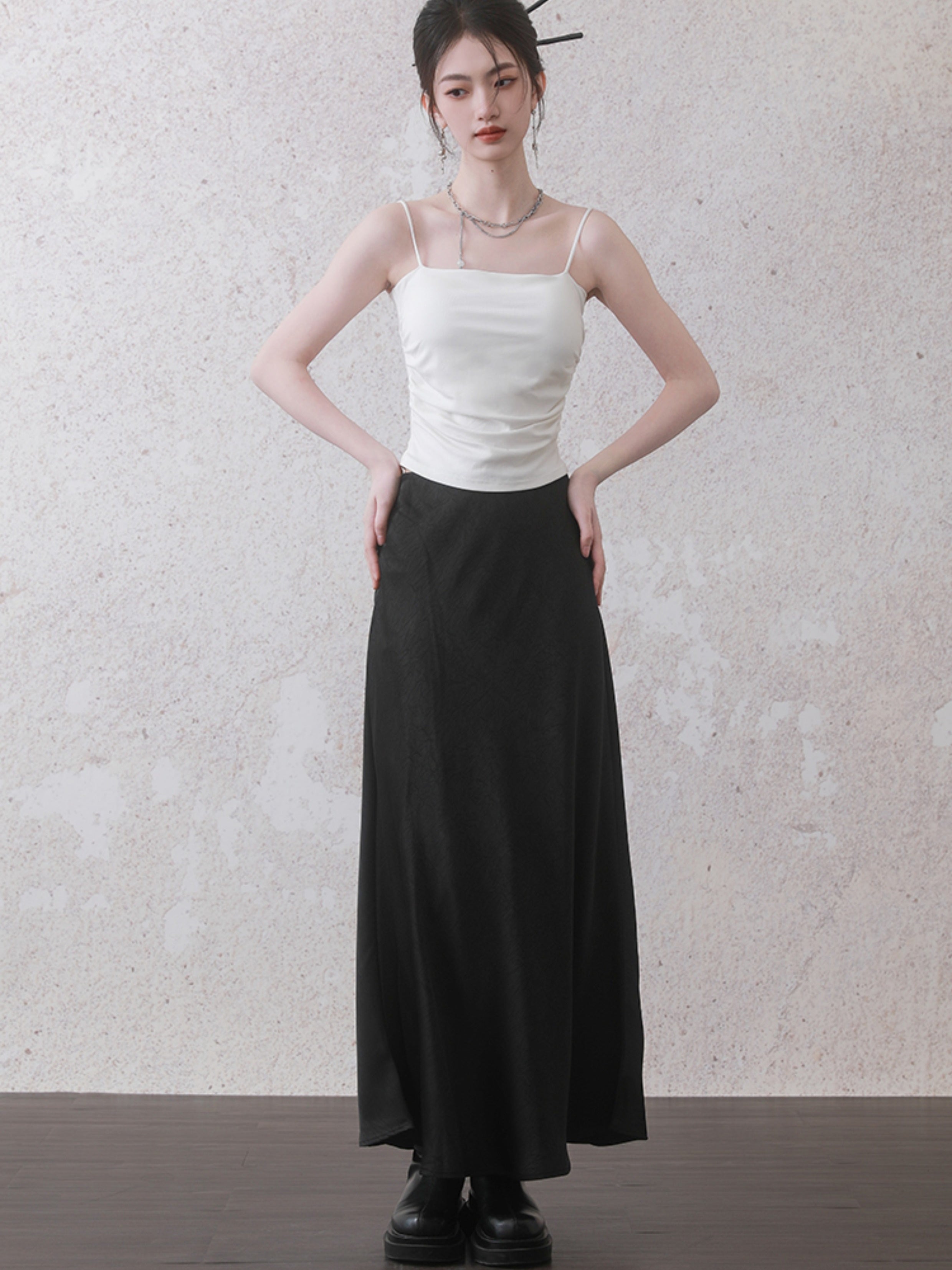 Washer Mermaid Long Skirt