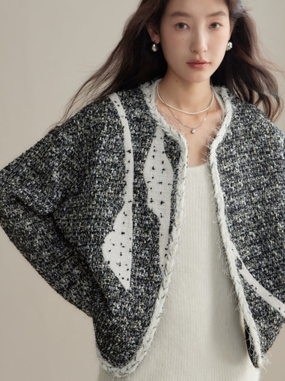 Stitch Design Monotone Tweed Jacket