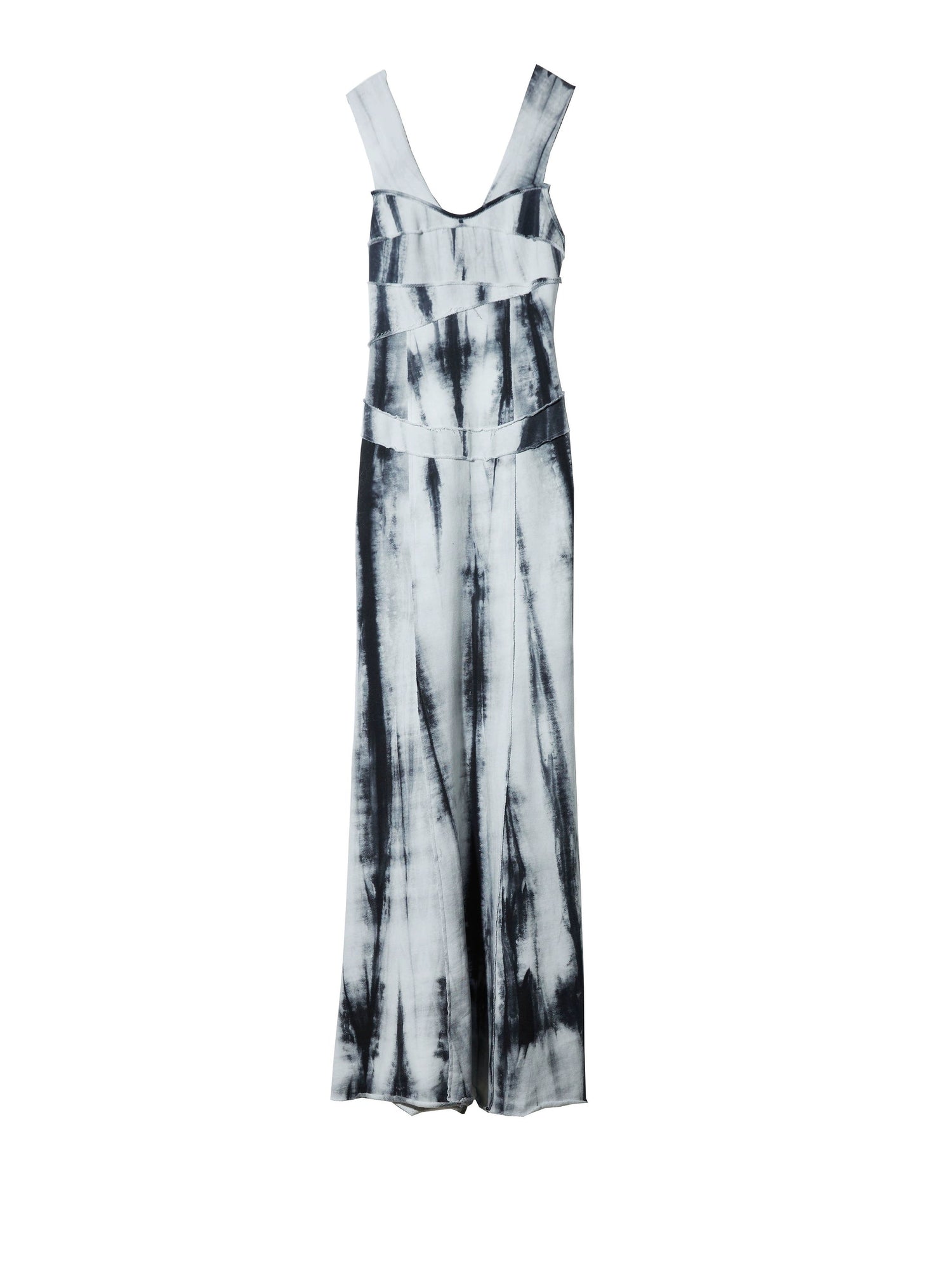 Tie-Dye Slim Strap Maxi Robe