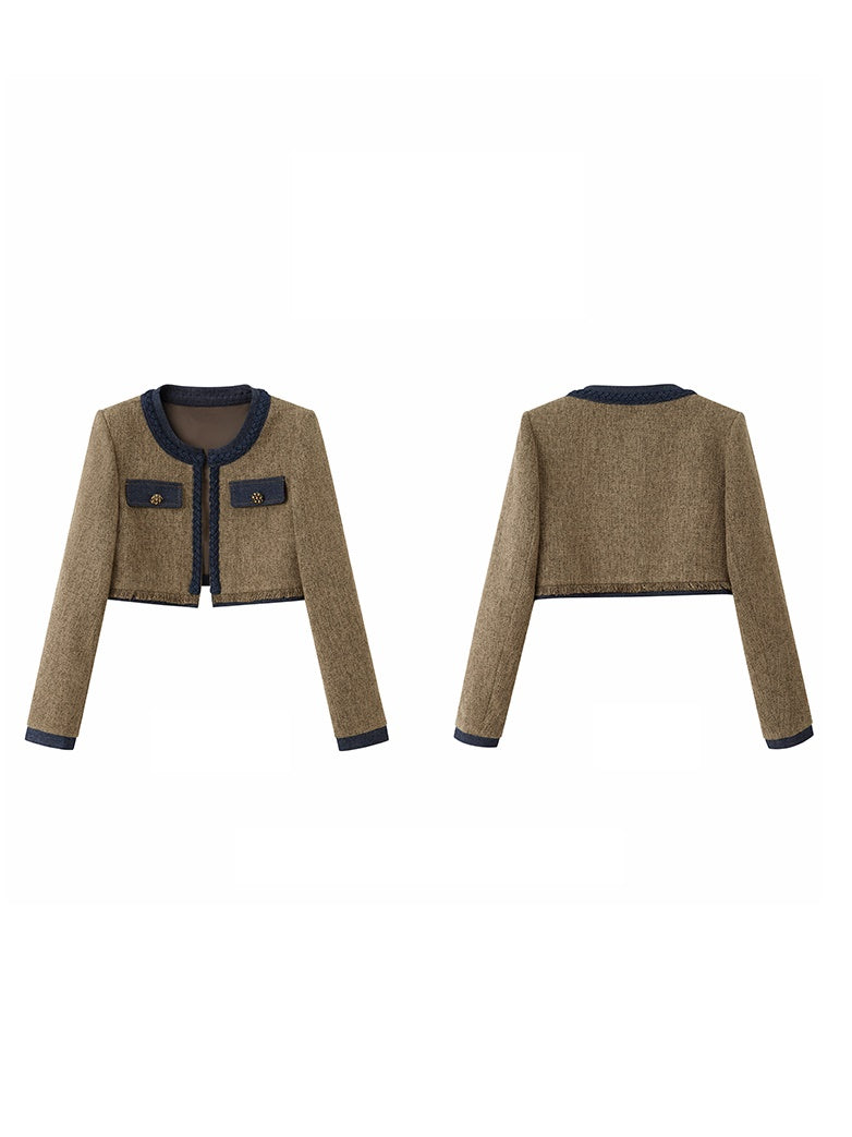 Chic Tweed Short Jacket &amp; Slip Rock