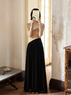 Large Size Dress V-neck Temperament Self-cultivation Polka-dot Dress