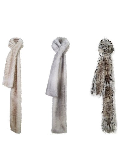 Plush Imitation Fur Stole