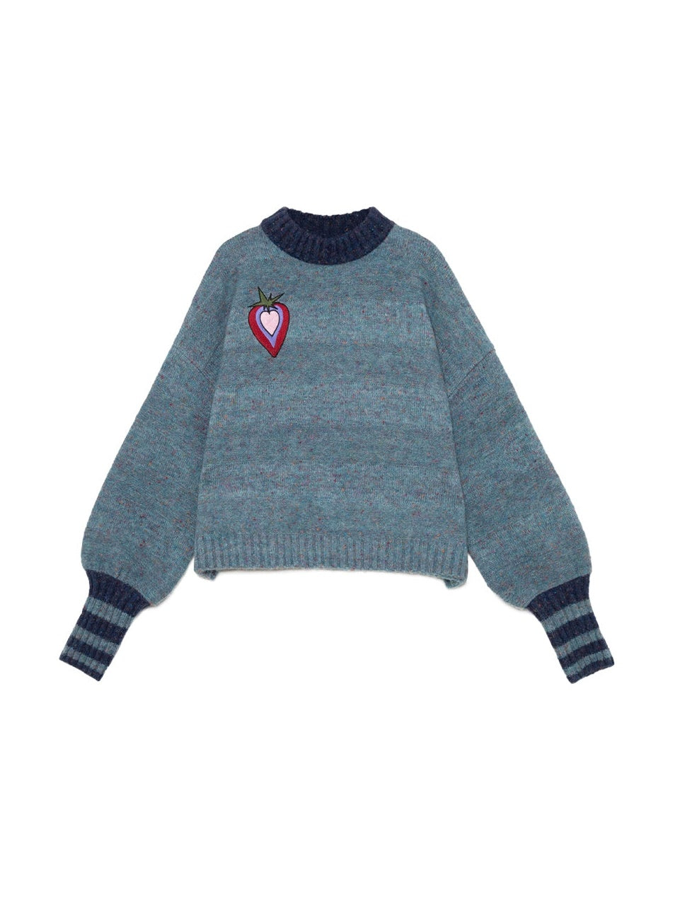 Retro Love Strawberry Stickpullover