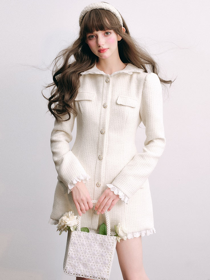 Drene Stitch Small Fragrance Style Classical Robe