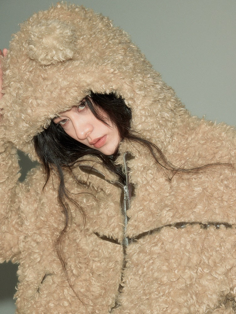 Rabbit Ears Eco-friendly Fur Jacket – ARCANA ARCHIVE