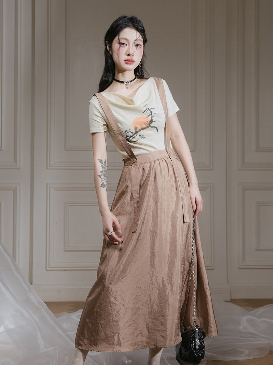 Suspender Long Skirt