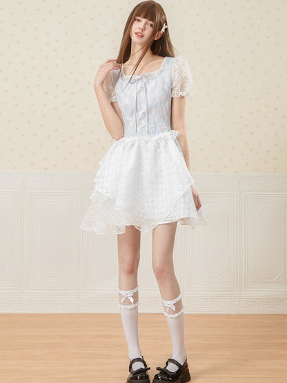 Tulip Jacquard Princess Dress