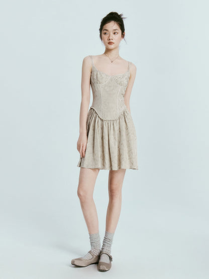 Jacquard Classical Slip Dress