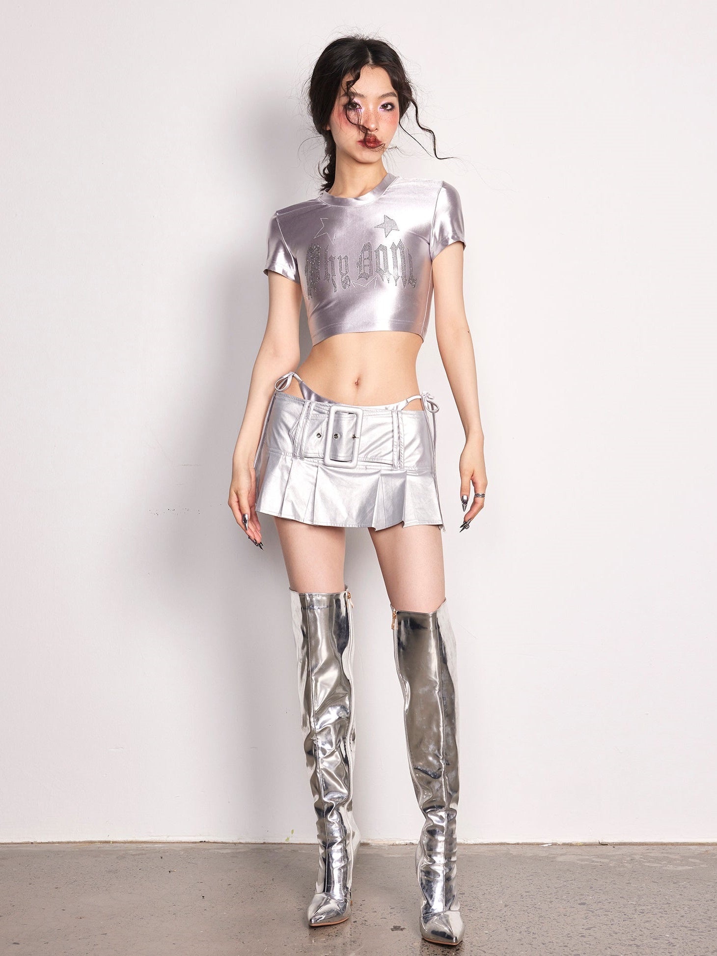 Star Shiny Stretch Short T-shirt