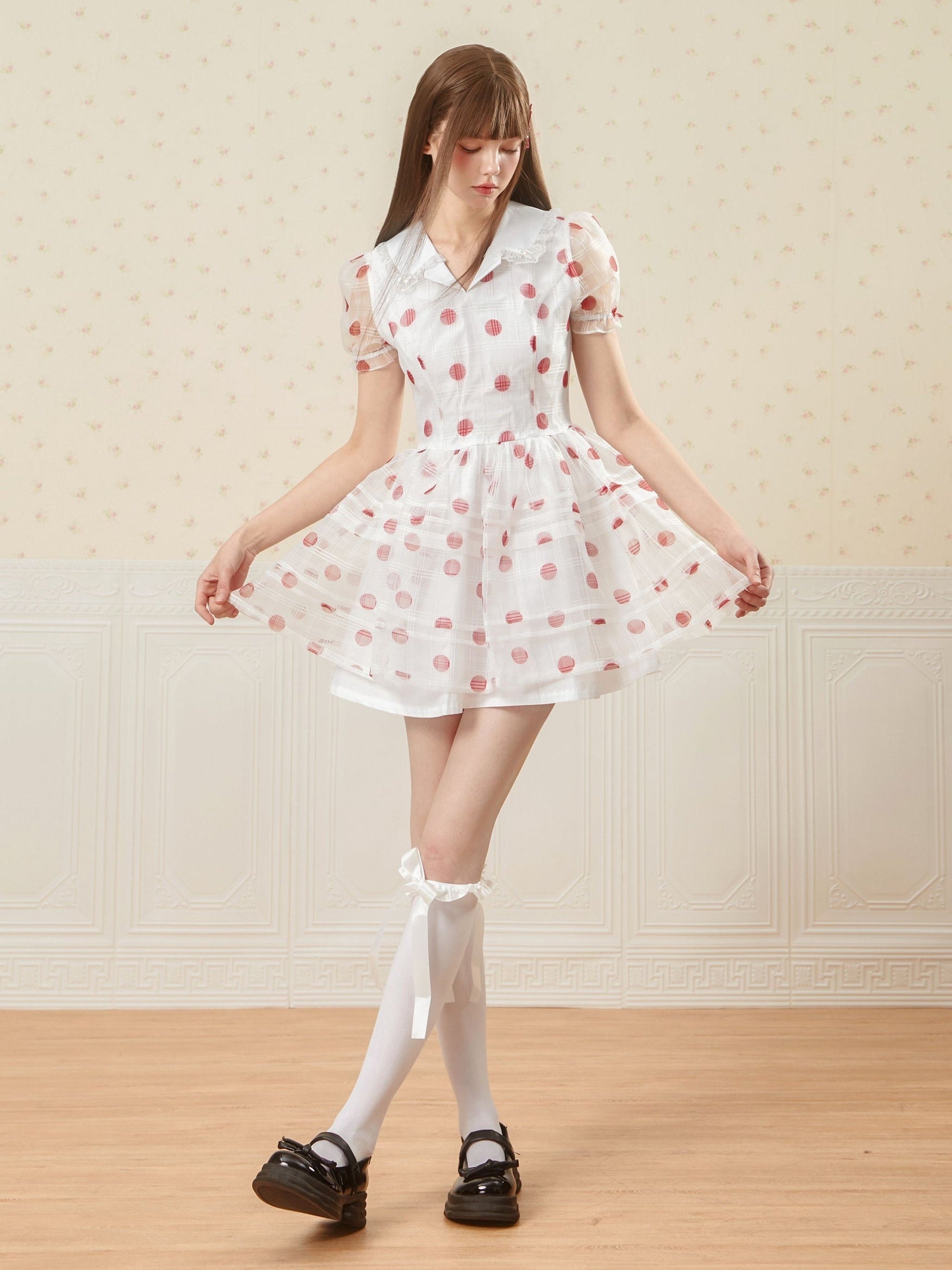 Dot Puffy Princess Dress