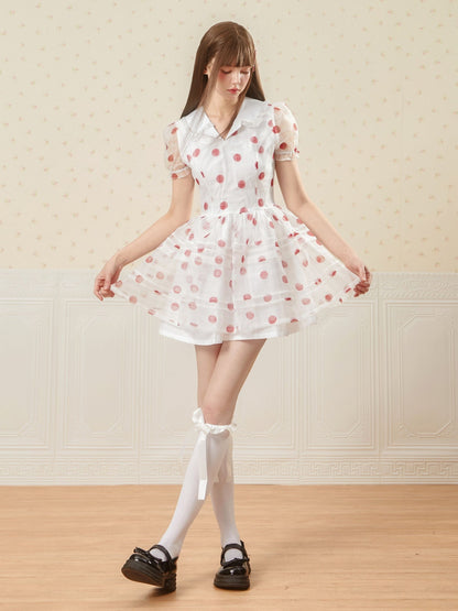 Dot Puffy Princess Dress