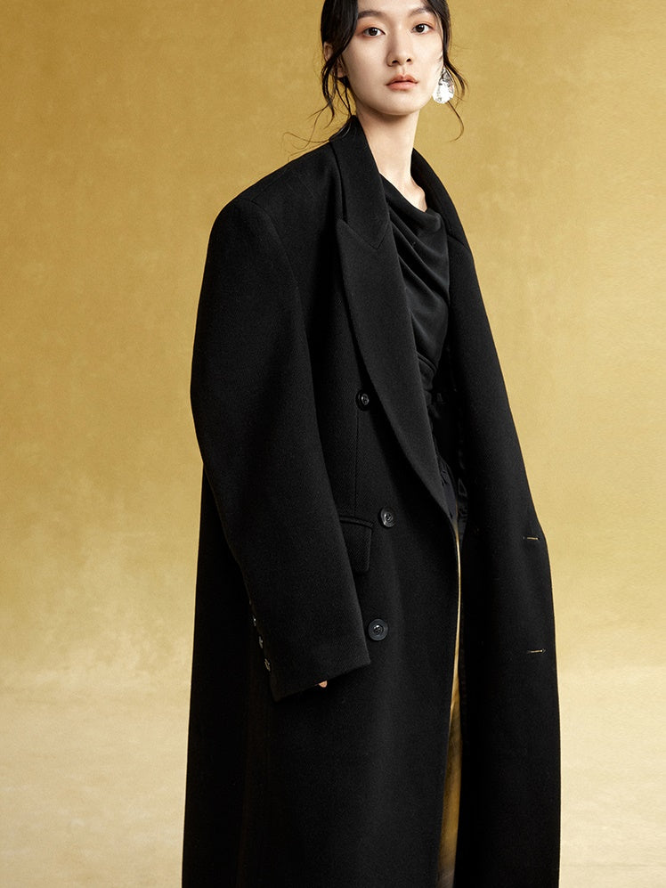 Oversized Long Chester Coat – ARCANA ARCHIVE