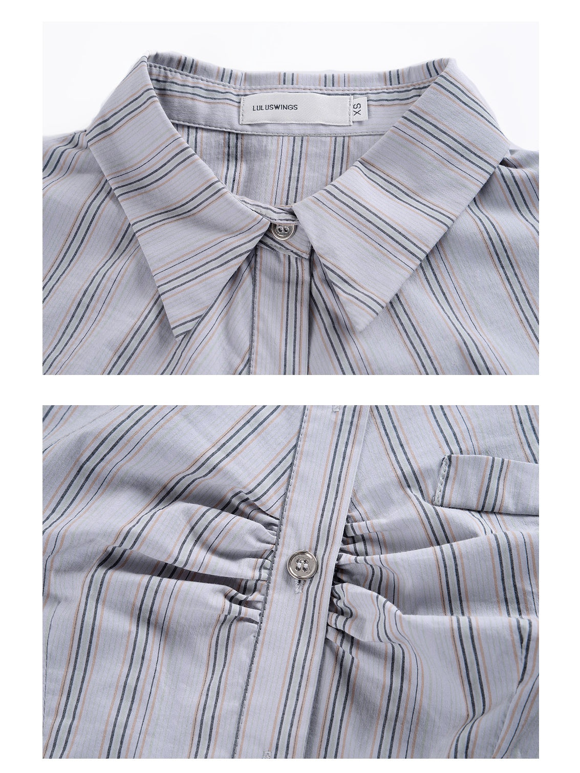 Striped Short-Sleeed Shirt