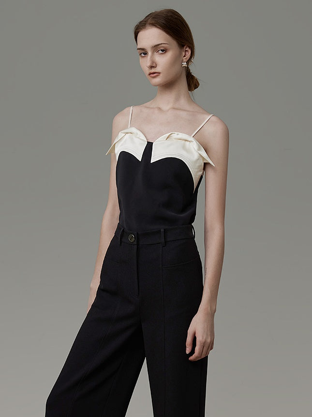 Sticking Contrasting Farb Camisole