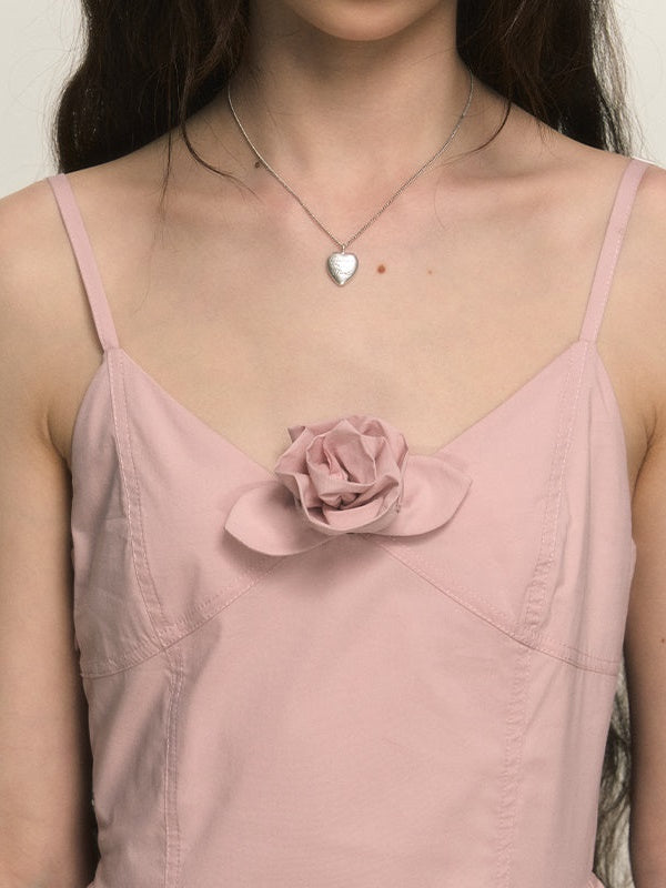 THREE-DIMENSIONAL ROSE SLING ONE-PIECE