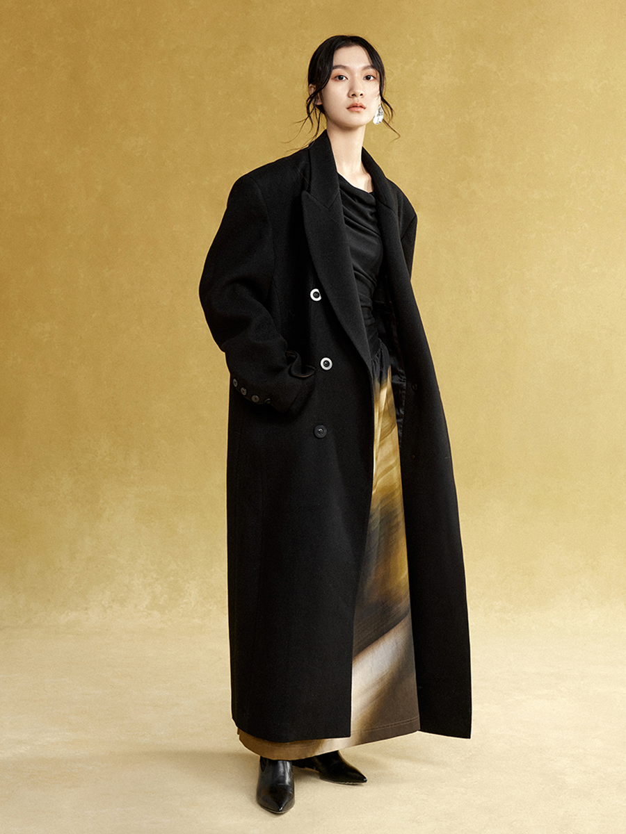 Oversized Long Chester Coat