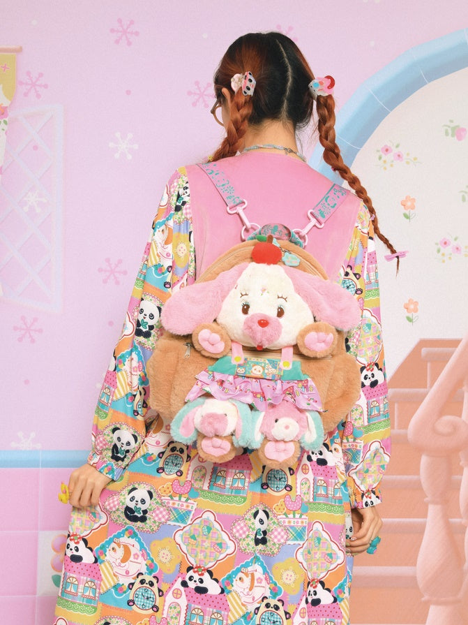 Plush Dog Cute Doll Backpack