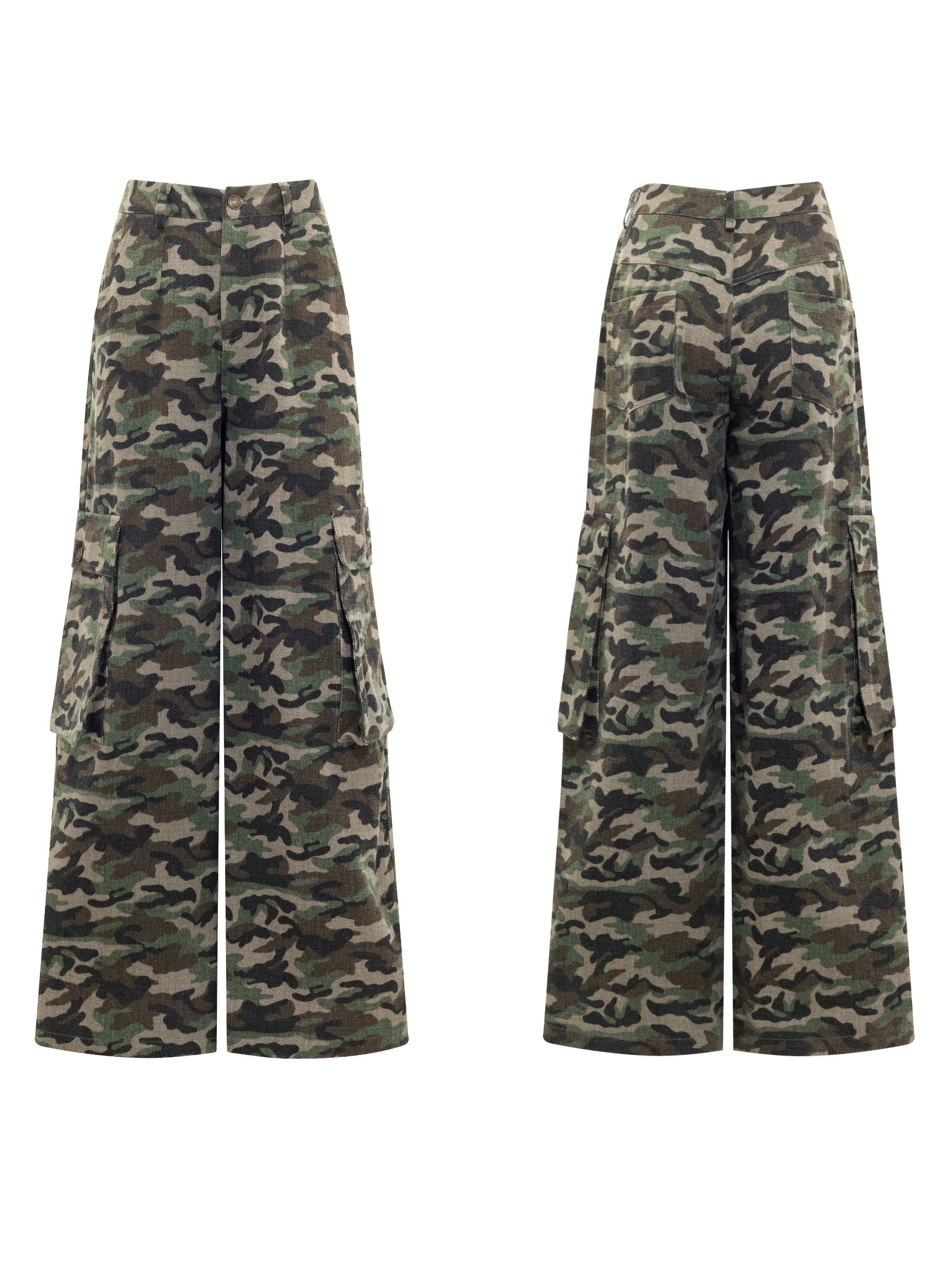 Loose Camouflage Cargo Pants