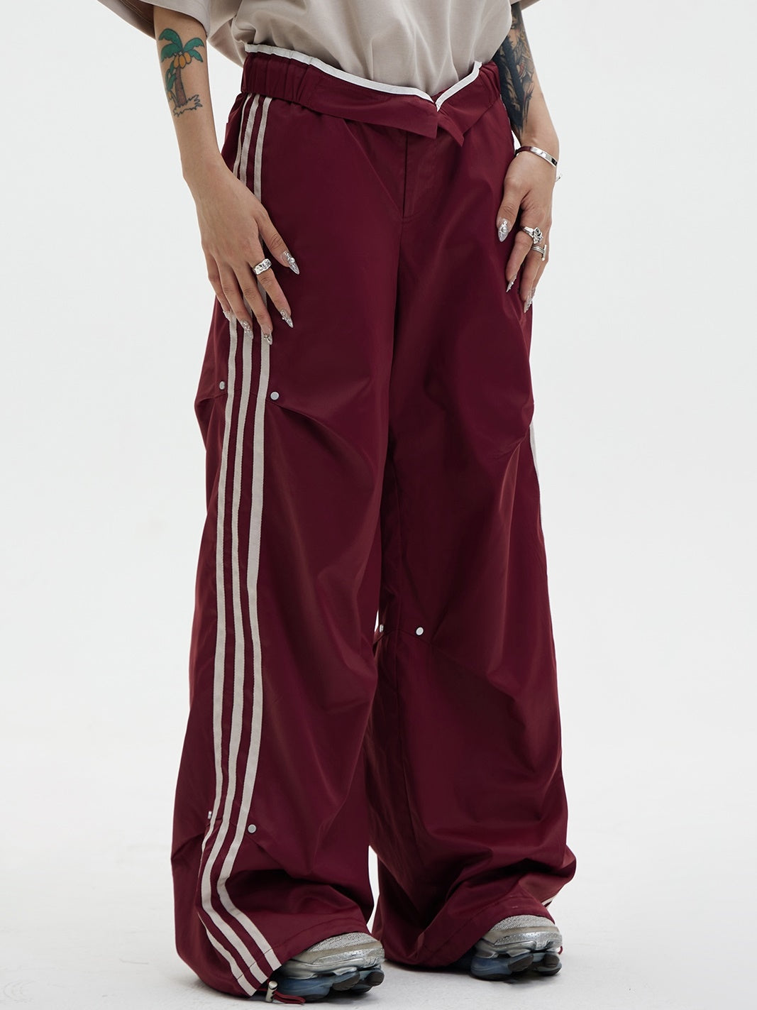 Side Line Loose Track Pants