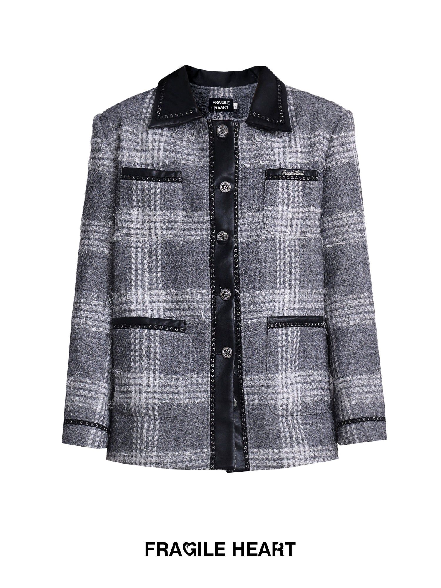 Elegancene Small Fragrance Plaid Jacket