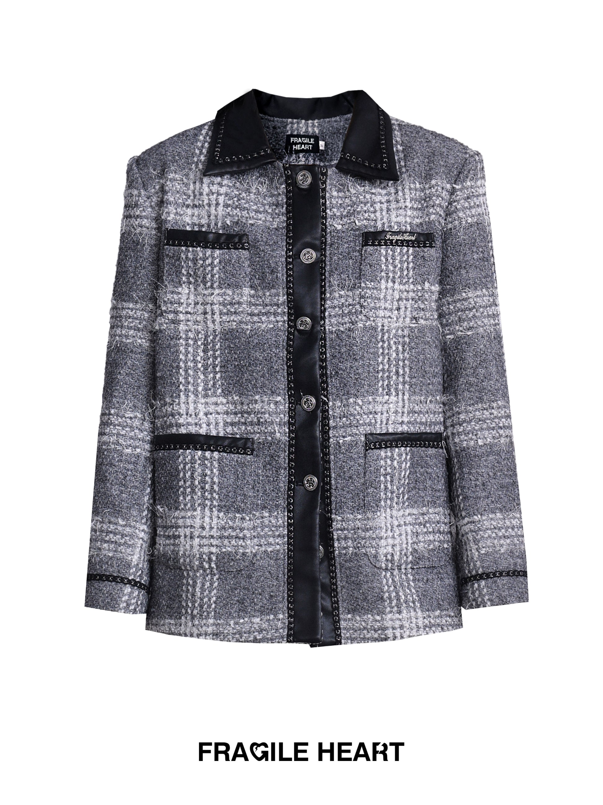 Elegancene Small Fragrance Plaid Jacket