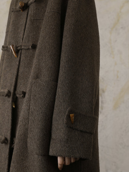 Horn Button Double-sided Duffel Coat