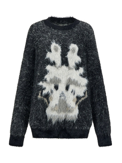 Dragon Loose Pullover Sweater