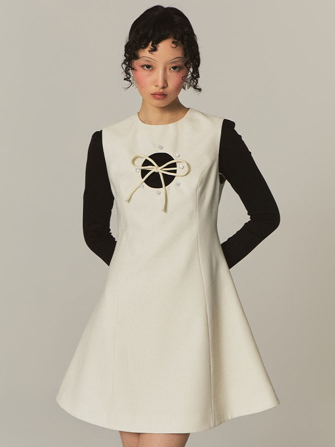 Robe mangeuse Round Hollow Pearl A-Line