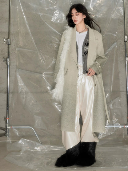 Gradient Mid-length Coat