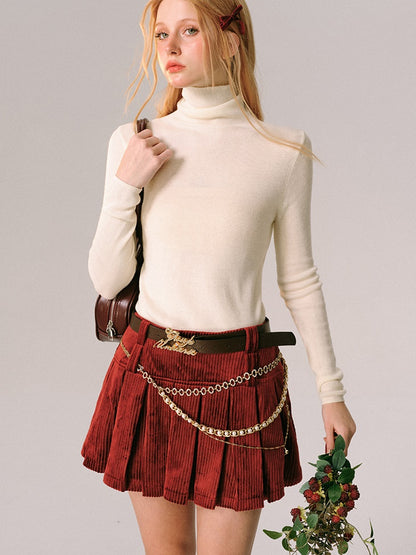 Soft Turtleneck Knitted Sweater